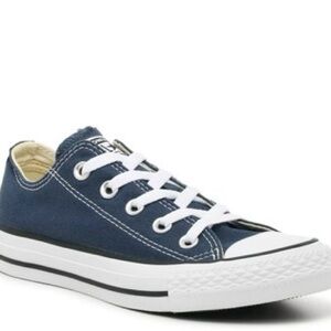 Converse Classic Navy Denim Sneakers with White Accents